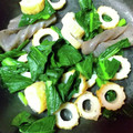 xyzクック's cooksnap of when they made 小松菜とちくわ炒め.