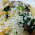xyzクック's cooksnap of when they made ほうれん草と竹輪のリゾット.