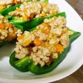 ★ちょび's cooksnap of when they made 簡単ピーマンの肉詰め.