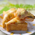 まんまるらあて's cooksnap of when they made 栃尾油揚げ☆キムチーズマヨ焼き☆.