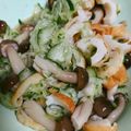 たぬとん's cooksnap of when they made やみつき！胡瓜・しめじ・竹輪の酢の物♪.