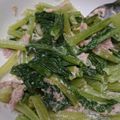 kikiにゃん's cooksnap of when they made 小松菜とツナのマヨネーズナムル.