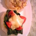 ｐｏｙｏｍｉ＊'s cooksnap of when they made ポパイ君とトマトさんのチーズトースト。.