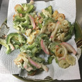 カントリンブンブン's cooksnap of when they made 超簡単☆激うま！にがうりと竹輪のかき揚げ.
