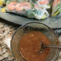 saki1010's cooksnap of when they made ベトナム生春巻きには■ピーナッツソース■.