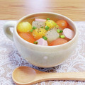 Yukiまむ's cooksnap of when they made 朝に美味しい♡冬瓜とトマトの爽やかスープ.