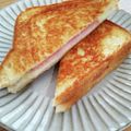 ゆぅまろちゃん's cooksnap of when they made フライパンで簡単！ホットサンド。.