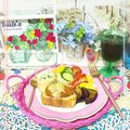 sakuraロゼット's cooksnap of when they made 簡単♪ハムチーズコロッケのトースト☆.