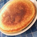 kimig's cooksnap of when they made ホットケーキ　薄力粉とオリーブオイルで.