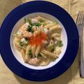 さわきり's cooksnap of when they made 海老と貝柱のクリームソースパスタ♪.