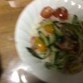 マイアミ816's cooksnap of when they made トマトとズッキーニとツナの冷やしそうめん.