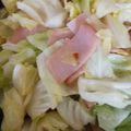 めぐりん64's cooksnap of when they made 簡単！キャベツとハムの炒め物.
