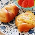 Miella's cooksnap of when they made おうちでパン屋さん＊蟹カマ惣菜パン.