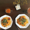 とめいどぅ！'s cooksnap of when they made 簡単！ささみとトマトの冷製パスタ弁当.