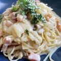 Pikakelani's cooksnap of when they made イタリア人シェフ直伝☆美味カルボナーラ.