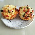 roneroco's cooksnap of when they made ＨＭで簡単♪基本のチーズマフィン.