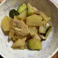 ながぴー♧'s cooksnap of when they made 鶏もも肉とかぶの煮物.