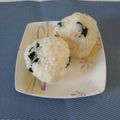 クック3N0VKO☆'s cooksnap of when they made チーズとろ〜り！シャケわかめおにぎり.