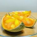 jenis's cooksnap of when they made メロンの大きなゼリー.