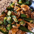 gen0824's cooksnap of when they made 夏野菜で★豚肉とオクラのオイスター炒め.