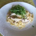 パンダ2010's cooksnap of when they made 明太子とキノコの和風パスタ.
