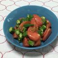 おはなすき's cooksnap of when they made トマトとオクラのさっぱりサラダ.