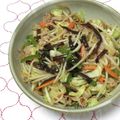 おはなすき's cooksnap of when they made きのこ、キクラゲ入焼きそばダイエット.