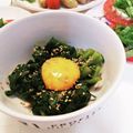 クックE662AA☆'s cooksnap of when they made ☆ニラのユッケ☆.