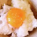 こずっぺ's cooksnap of when they made 簡単♡岩塩卵かけご飯(黒塩)GETKG♡.