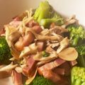 andyhope69's cooksnap of when they made 舞茸とベーコンのガーリックバター炒め.