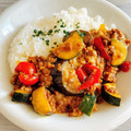 シルバニア's cooksnap of when they made 夏野菜とひき肉の和風カレー炒め.