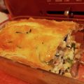 ふみシオン's cooksnap of when they made 【京都丹波】九条ねぎと菊菜のキッシュオム.