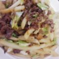 ☆ひらめ☆'s cooksnap of when they made ✿冷凍ポテトと牛肉で甘辛ガーリック炒め✿.