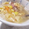 障り熊猫's cooksnap of when they made 人気給食！簡単『洋風かきたま汁』.