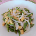 節約セレブ's cooksnap of when they made とうもろこしとモロッコいんげんのごま和え.