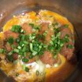 虎っぴ's cooksnap of when they made チキンカツの卵とじ.
