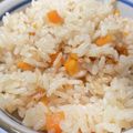 クックM6DK2O☆'s cooksnap of when they made ゆで鶏スープで炊き込みご飯.