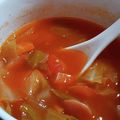 mamin117's cooksnap of when they made 皮の固いミニトマトで簡単ミネストローネ.