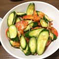 キッチン◇キッチン's cooksnap of when they made きゅうりとトマトの中華サラダ☆.