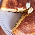 ミルまめ's cooksnap of when they made 簡単！ぐりとぐらのカステラ風ホットケーキ.