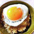 azbjbn's cooksnap of when they made 見た目キレイな目玉焼き.
