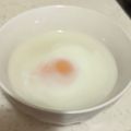 しらたまこむぎ's cooksnap of when they made 超簡単!!１分で出来る温泉卵.