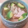 あーこ姐's cooksnap of when they made 簡単！アボカドとベーコンの食べるスープ.