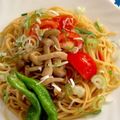 よしよしのキッチン☆'s cooksnap of when they made たっぷりミニトマトの和風パスタ♪.