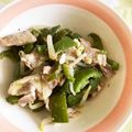 タシー's cooksnap of when they made 豚肉とピーマン、塩炒め。.