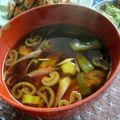 トミュー？'s cooksnap of when they made オクラとみょうがの味噌汁.