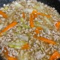 y_u♡'s cooksnap of when they made 簡単節約！豚ミンチと白菜のとろとろ丼♡.