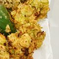 s2まる。's cooksnap of when they made 育ちすぎたオクラかき揚げ.