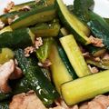 こうゆけ's cooksnap of when they made 大量消費！簡単♪きゅうり＆豚肉炒め♡.