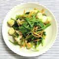 ペキのリリー's cooksnap of when they made 優しい味＊お麩とほうれん草のおひたし＊.